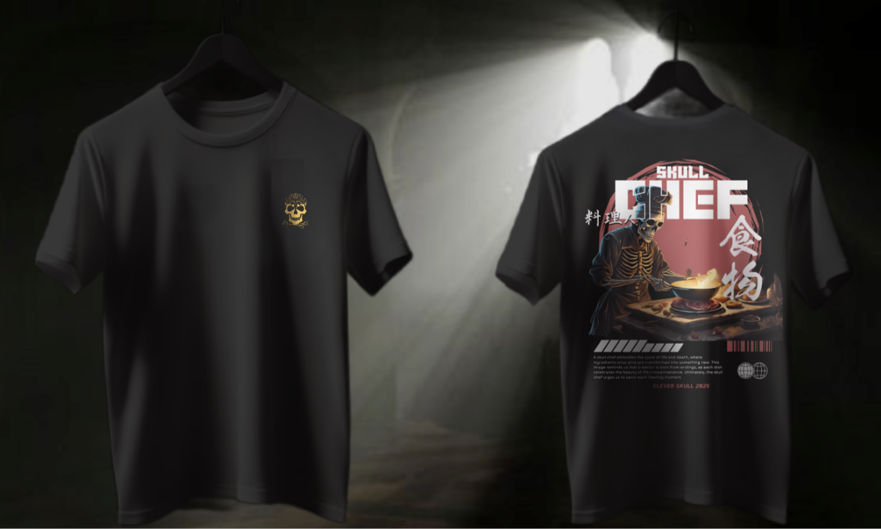 Camiseta Skull Cheff - Imagen 6